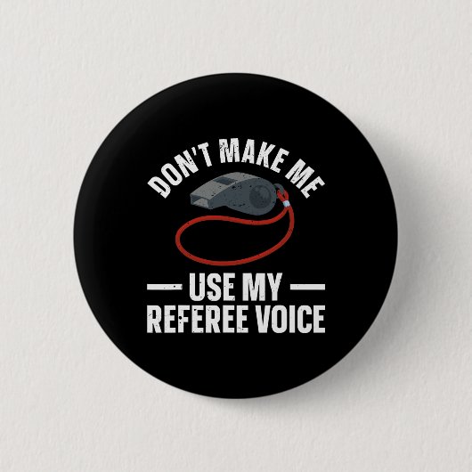 Funny Referenzen Kunst für Männer Frauen Sport Ref Button (Vorderseite)