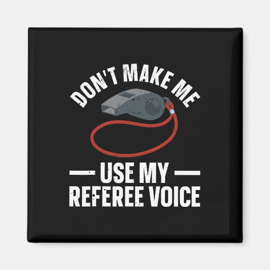 Funny Referenzen Kunst für Männer Frauen Sport Ref Magnet (Vorne)
