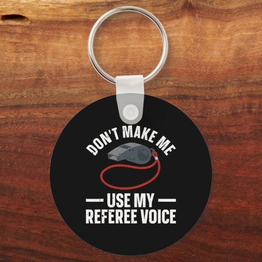 Funny Referenzen Kunst für Männer Frauen Sport Ref Schlüsselanhänger (Vorderseite)