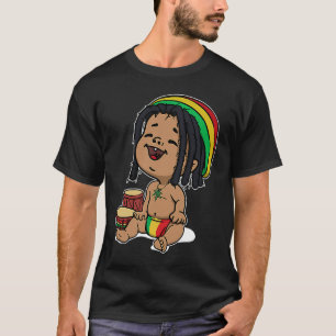 Funny Reggae Jamaica Musik Ragga Reggaeton Relax F T-Shirt
