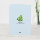 Funny Regrets Relationship Card Dankeskarte (Rückseite)