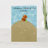 Funny Regrets Relationship Card Dankeskarte (Vorderseite)