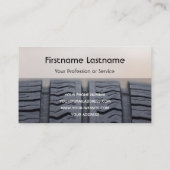 Funny Reifenmonteur und Rad Experte Tuning Busines Visitenkarte (Rückseite)