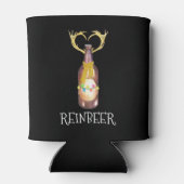 Funny Reinbeer Beer Lover Weihnachten Dosenkühler (Rückseite)