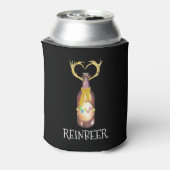 Funny Reinbeer Beer Lover Weihnachten Dosenkühler (Kanne Rückseite)