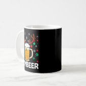 Funny Reinbeer Winedeer Beer Wine Matching Couples Kaffeetasse (Vorderseite Links)