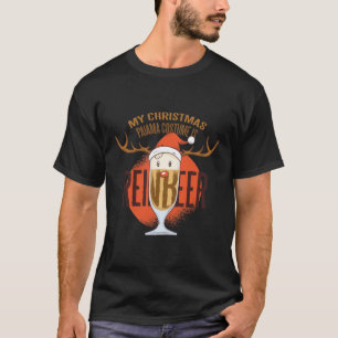 Funny REINBIER Weihnachtskleidung Für Bier Liebhab T-Shirt