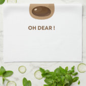 Funny Reindeer Christmas Holiday Teachers Gift  Geschirrtuch (Gefaltet)