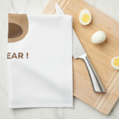 Funny Reindeer Christmas Holiday Teachers Gift  Geschirrtuch (Viertel Falte)