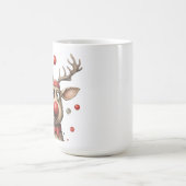 Funny Reindeer Christmas Weihnachtsbällchen Kaffeetasse (Mittel)