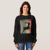 Funny Reindeer Costume Sweatshirt (Vorne ganz)