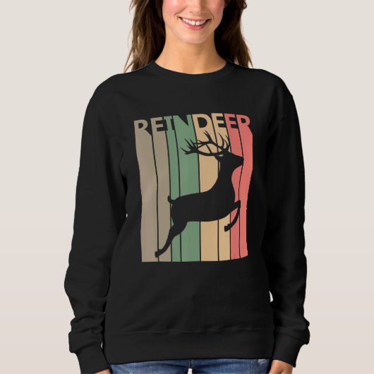 Funny Reindeer Costume Sweatshirt (Vorderseite)