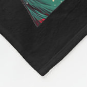 Funny Reindeer In Christmas Sweater And Vr Headset Fleecedecke (Ecke)