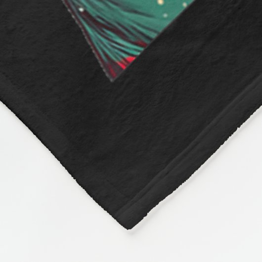 Funny Reindeer In Christmas Sweater And Vr Headset Fleecedecke (Ecke)