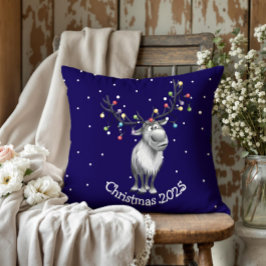 Funny Reindeer Kissen