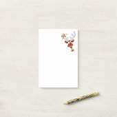 Funny Reindeer Peeking Christmas Meme  Post-it Klebezettel (Auf Schreibtisch)