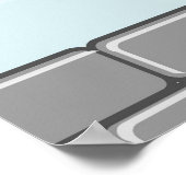 Funny Reindeer Peeking Christmas Meme  Poster (Ecke)