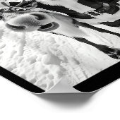 Funny Reindeer Santa Selfie Christmas Party Xmas P Poster (Ecke)