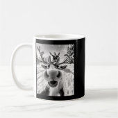Funny Reindeer Selfie Christmas Kaffeetasse (Links)