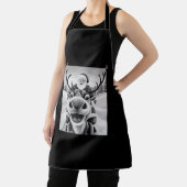 Funny Reindeer Selfie Christmas Santa Schürze (InSitu)