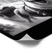 Funny Reindeer Selfie Santa Christmas Shirts Men W Poster (Ecke)