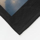 Funny Reindeer Selfie Santa Merry Christmas Men Wo Fleecedecke (Ecke)