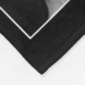 Funny Reindeer Selfie Santa Sleigh Christmas Holid Fleecedecke (Ecke)