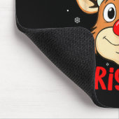 Funny Reindeer Six Seven 67 Meme Merry Christmas S Mousepad (Ecke)