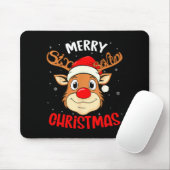 Funny Reindeer Six Seven 67 Meme Merry Christmas S Mousepad (Mit Mouse)