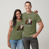 Funny Reindeer Spaß Weihnachtsfest T - Shirt (Unisex)