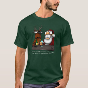 Funny Reindeer Spaß Weihnachtsfest T - Shirt