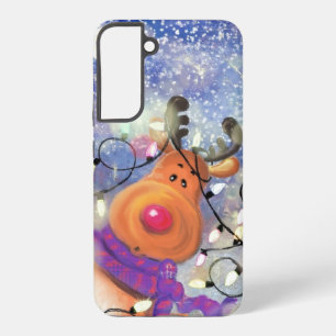 Funny Reindeer Weihnachten Samsung oder iPhone Fäl Samsung Galaxy Hülle