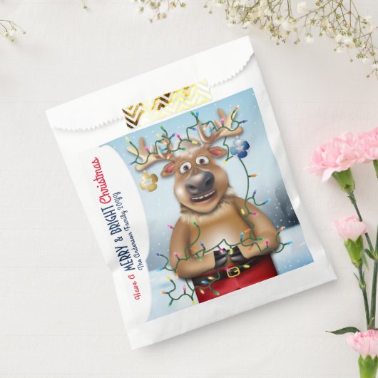 Funny Reindeer Weihnachtsfeiertag Geschenktütchen (Versiegelt)
