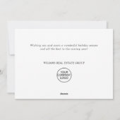 Funny Reindeers Frohe Weihnachten Firmengrüße (Rückseite)