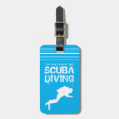 Funny Reisegepäck Anhänger für Taucher Gepäckanhänger (Vorderseite vertikal)