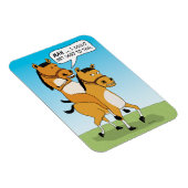 Funny Reiten Magnet (Rechte Seite)