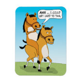 Funny Reiten Magnet (Vertikal)