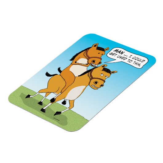 Funny Reiten Magnet (Linke Seite)