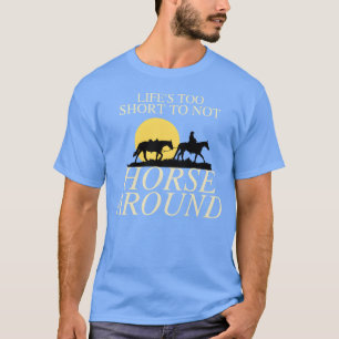 Funny Reiten Reitsport Liebhaber Papa Freund T-Shirt