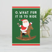 Funny Reitrian Weihnachten (Stehend Vorderseite)