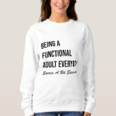 Funny & Relating Women's | Erschöpfung bei Erwachs Sweatshirt (Vorderseite)