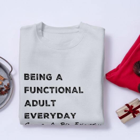 Funny & Relating Women's | Erschöpfung bei Erwachs Sweatshirt