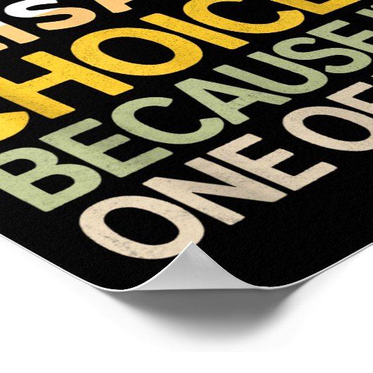 Funny Relationship Quote I Never Question Lisa’s C Poster (Ecke)