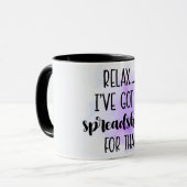 Funny Relax habe ich dafür eine Tabelle Got Tasse (Vorderseite Links)