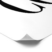 Funny Relax We re All Crazy Schwarz-weiß Poster (Ecke)