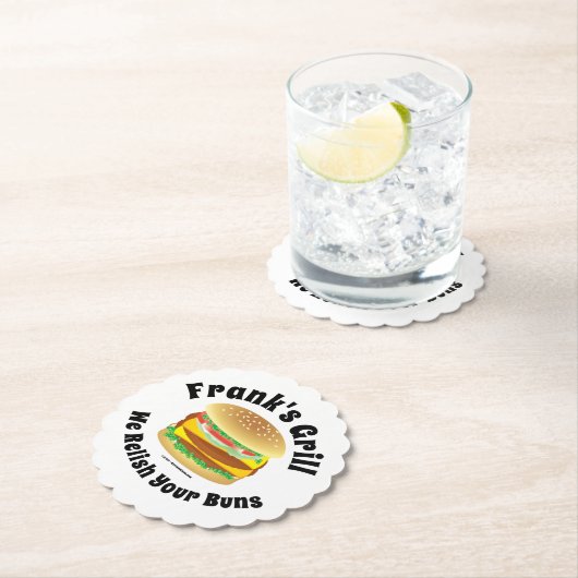 Funny Relaxen Sie Ihre Bruns Hamburger Untersetzer (Vor Ort)