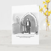 Funny Religion Spaß Grußkarte Karte (Gelbe Blume)