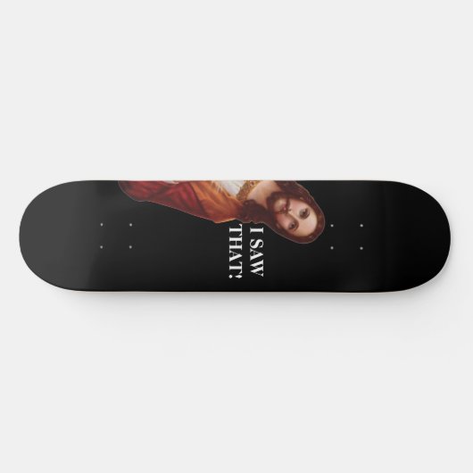 Funny Religious Jesus Meme Christlich Skateboard (Horizontal)