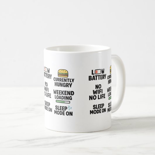 Funny Relitable Life Quotes Tasse (VorderseiteRechts)