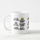 Funny Relitable Life Quotes Tasse (Links)